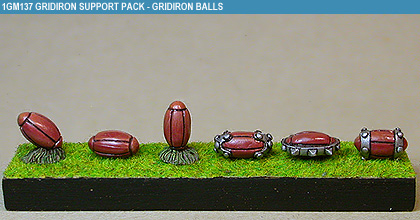 GRIDIRON BALLS - Sechs verschiedene Blle fr Blood Bowl