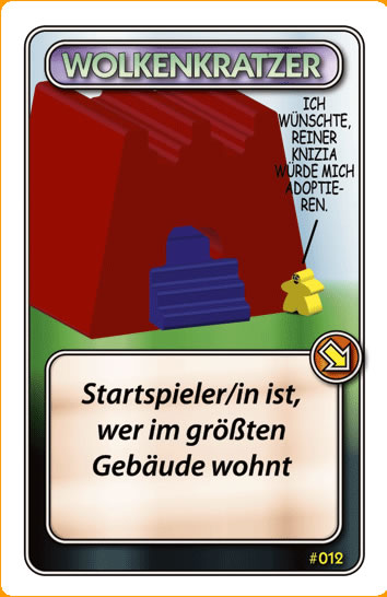 Startspieler Spielkarte