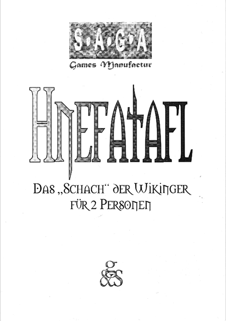 Spielregelheft Hnefatafl - Das "Schach" der Wikinger.